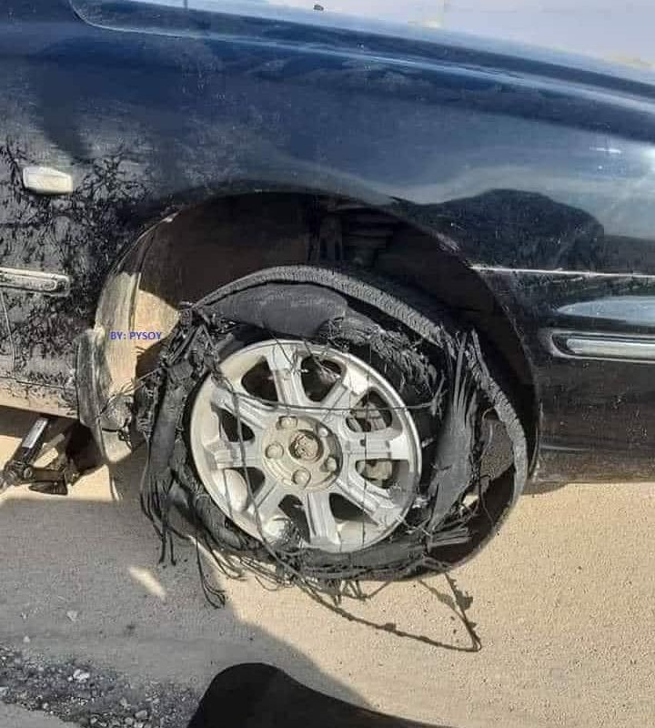 Explozie anvelopa